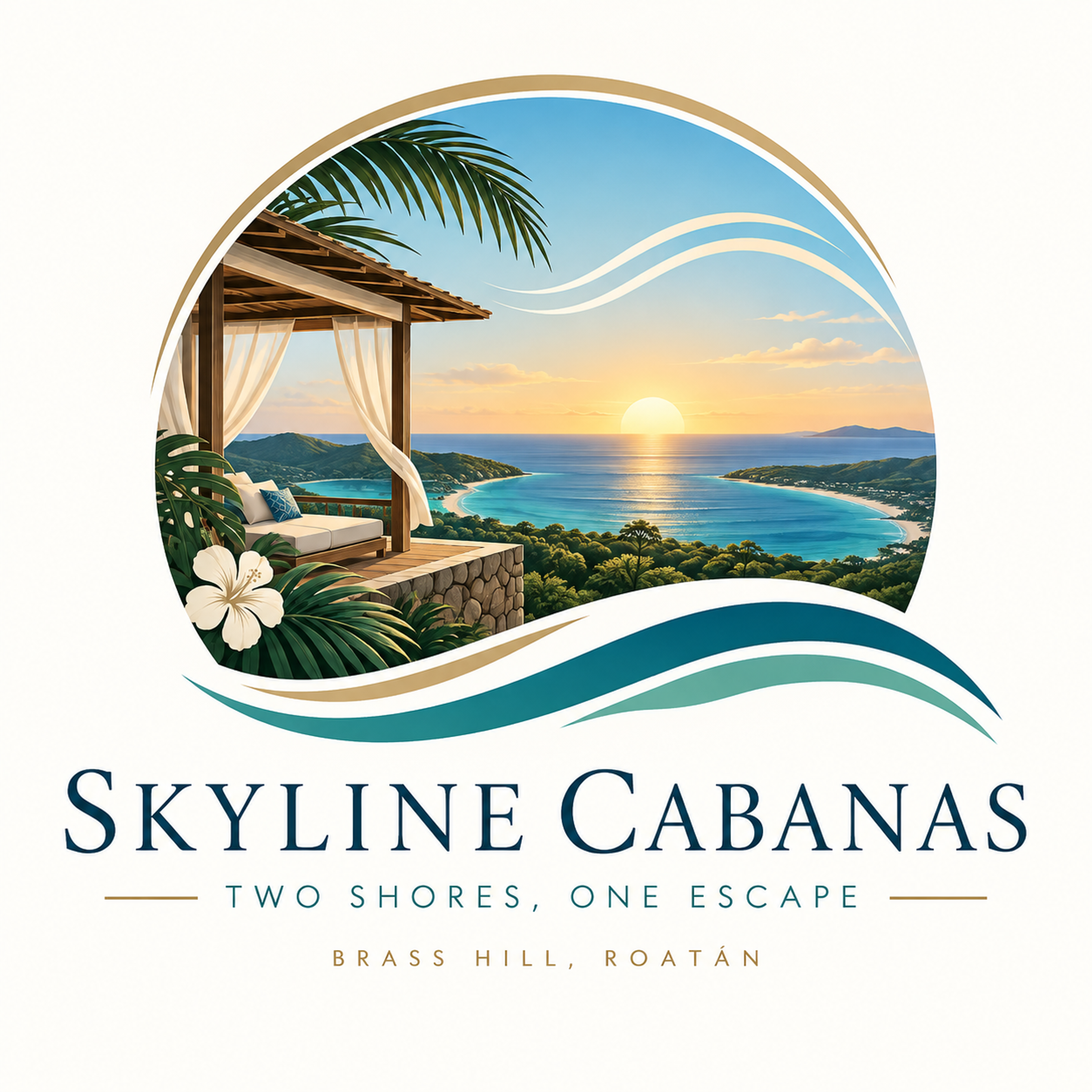 Skyline Cabanas — Two Shores, One Escape — Brass Hill, Roatán